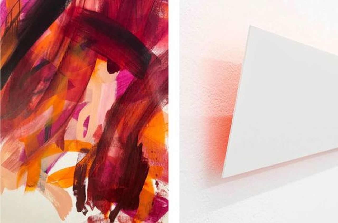 Werke von Sonja Mayr und Stefanie Wilhelm (© Sonja Mayr, Stefanie Wilhelm. Bildrecht, Wien 2025. Foto: Michelle Schmollgruber)